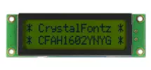 16x2 Character Non-Backlit LCD CFAH1602Y-NYG-ET 16x2 Character Non-Backlit LCD CFAH1602Y-NYG-ET