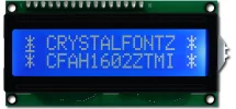 Standard 16x2 White on Blue LCD CFAH1602Z-TMI-ET Standard 16x2 White on Blue LCD CFAH1602Z-TMI-ET