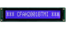 Standard 20x1 Character LCD CFAH2001B-TMI-ET Standard 20x1 Character LCD CFAH2001B-TMI-ET