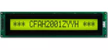 Transflective 20x1 Character LCD CFAH2001Z-YYH-JP Transflective 20x1 Character LCD CFAH2001Z-YYH-JP