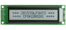 20x2 Character Dark on Gray LCD CFAH2002A1-TFH-JT 20x2 Character Dark on Gray LCD CFAH2002A1-TFH-JT