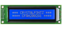20x2 Character LCD White on Blue CFAH2002A1-TMI-JT 20x2 Character LCD White on Blue CFAH2002A1-TMI-JT
