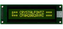 20x2 Character LCD Yellow on Green CFAH2002A-YMI-JTV 20x2 Character LCD Yellow on Green CFAH2002A-YMI-JTV