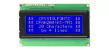 20x4 I2C Character LCD CFAH2004AC-TMI-EW 20x4 I2C Character LCD CFAH2004AC-TMI-EW