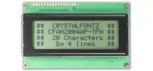 20x4 SPI Character LCD Display CFAH2004AP-TFH-EW 20x4 SPI Character LCD Display CFAH2004AP-TFH-EW