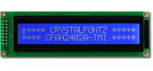 Blue 24x2 Character Standard LCD CFAH2402A-TMI-JT Blue 24x2 Character Standard LCD CFAH2402A-TMI-JT