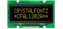 12x2 Parallel Character OLED CFAL1202A-Y 12x2 Parallel Character OLED CFAL1202A-Y