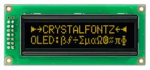 16x2 Yellow Sunlight Readable Character OLED CFAL1602C-YT 16x2 Yellow Sunlight Readable Character OLED CFAL1602C-YT