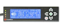 20x4 USB LCD Display in Steel Enclosure White Text on Blue XES635BK-TML-KU 20x4 USB LCD Display in Steel Enclosure White Text on Blue XES635BK-TML-KU