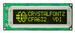 16x2 Character LCD, full-swing RS-232 serial, Y/G LED Backlight, FFSTN Negative,Transmissive, -20°C to +70°C,  6:00. CFA632-YDI-KS