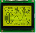128x64 Sunlight Readable Graphic LCD