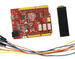 A complete development kit for Crystalfontz 1.71" in-cell OLED touchscreen display. CFAL32128A0-0171WC-E1-2