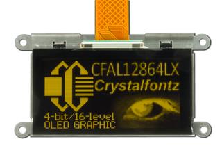 [EOL] 128x64 Graphic SPI OLED Display (CFAL12864LX-Y)